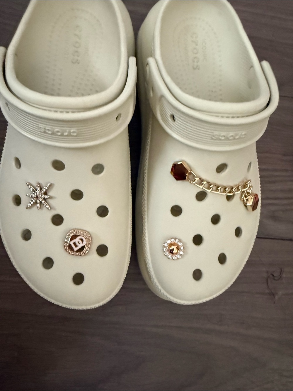 Crocs Classic Crush Clog with Jibbitz charms